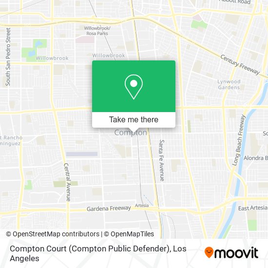 Mapa de Compton Court (Compton Public Defender)