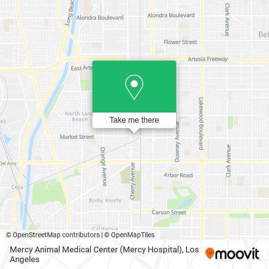 Mapa de Mercy Animal Medical Center (Mercy Hospital)