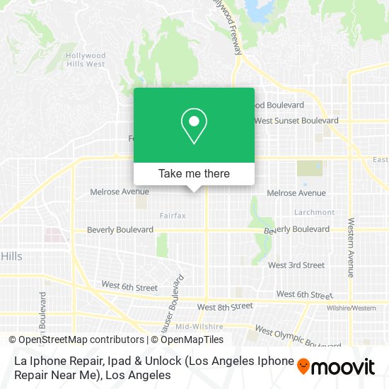 Mapa de La Iphone Repair, Ipad & Unlock (Los Angeles Iphone Repair Near Me)