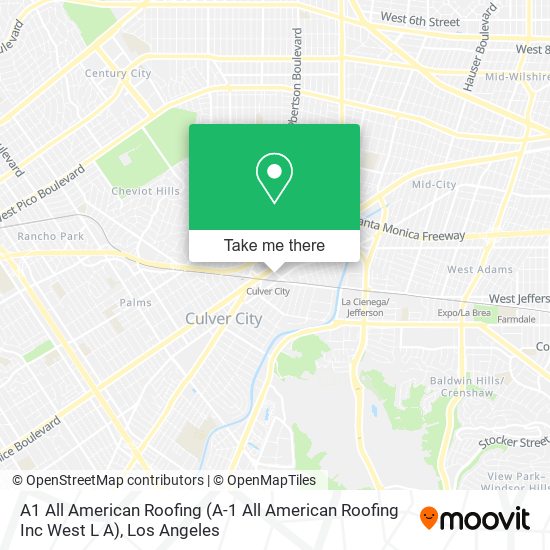 A1 All American Roofing (A-1 All American Roofing Inc West L A) map