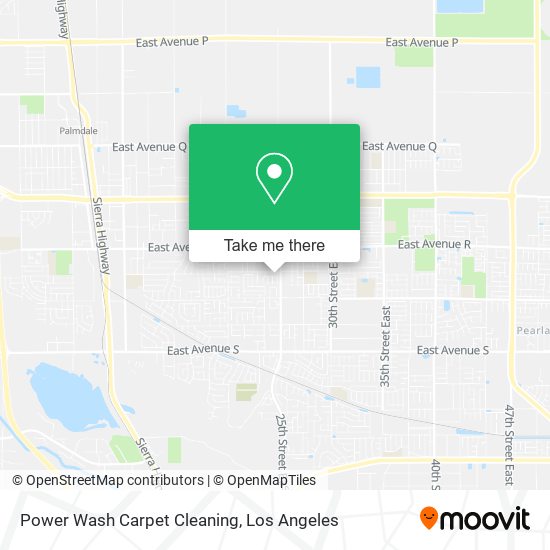 Mapa de Power Wash Carpet Cleaning