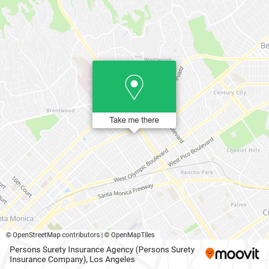 Mapa de Persons Surety Insurance Agency