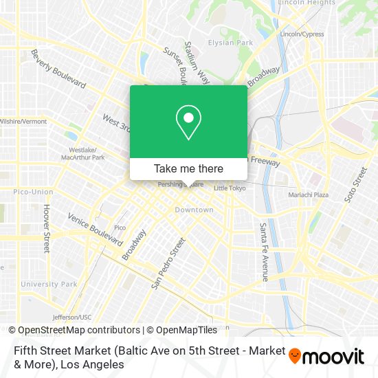 Mapa de Fifth Street Market (Baltic Ave on 5th Street - Market & More)