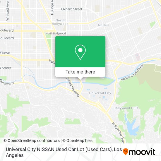 Mapa de Universal City NISSAN Used Car Lot (Used Cars)
