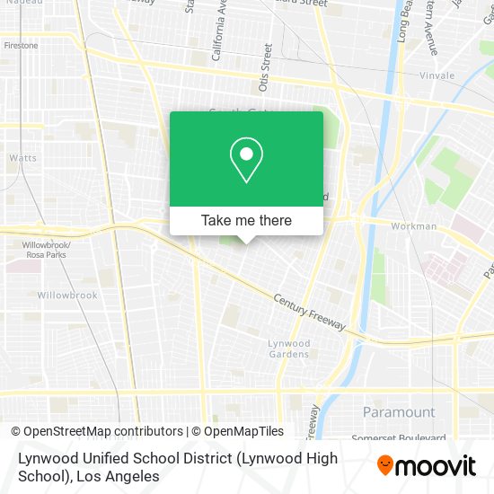 Lynwood Unified School District (Lynwood High School) map