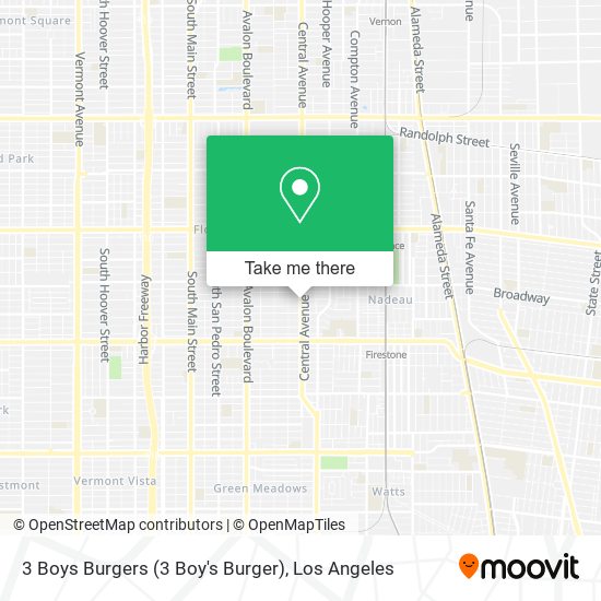 Mapa de 3 Boys Burgers (3 Boy's Burger)
