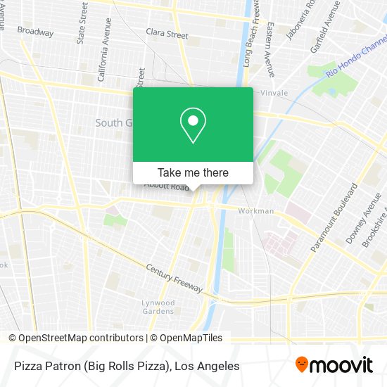 Mapa de Pizza Patron (Big Rolls Pizza)
