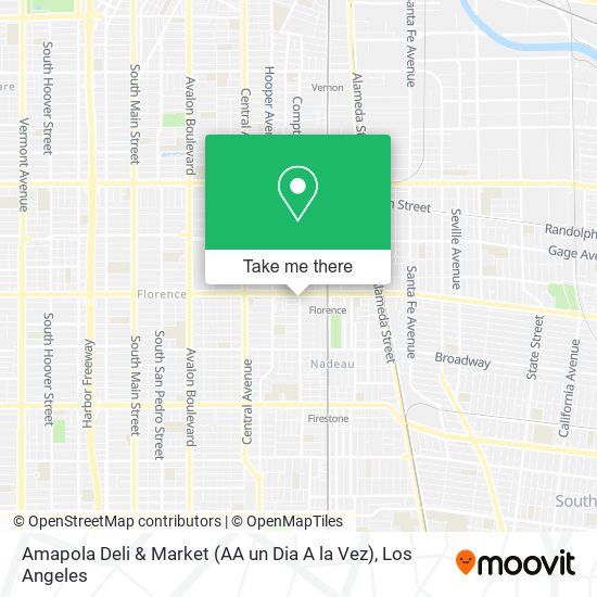 Mapa de Amapola Deli & Market (AA un Dia A la Vez)