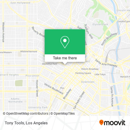 Tony Tools map