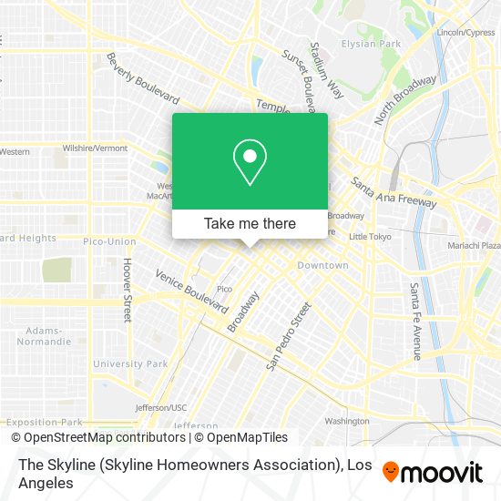 Mapa de The Skyline (Skyline Homeowners Association)