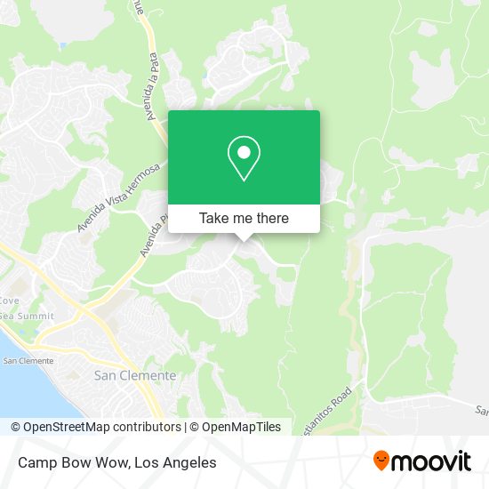 Camp Bow Wow map