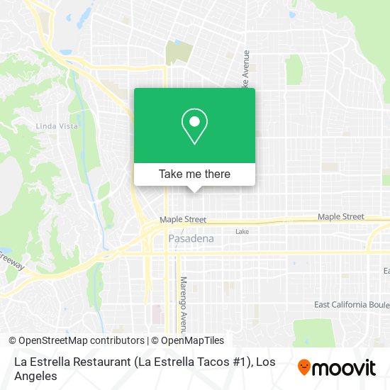 Mapa de La Estrella Restaurant (La Estrella Tacos #1)