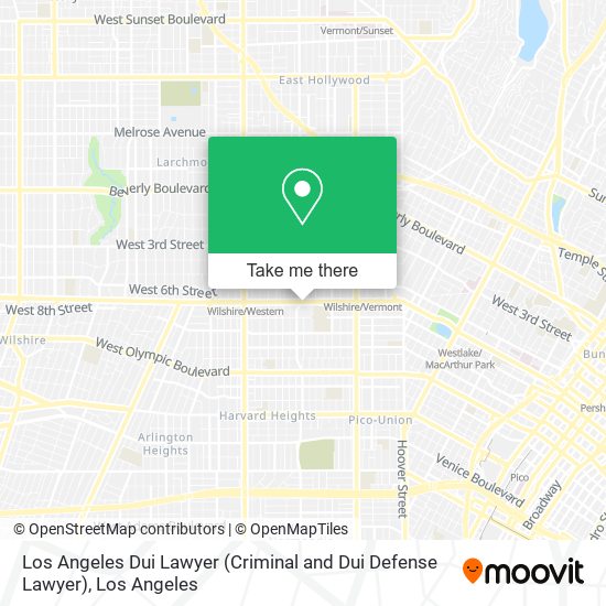 Los Angeles Dui Lawyer (Criminal and Dui Defense Lawyer) map