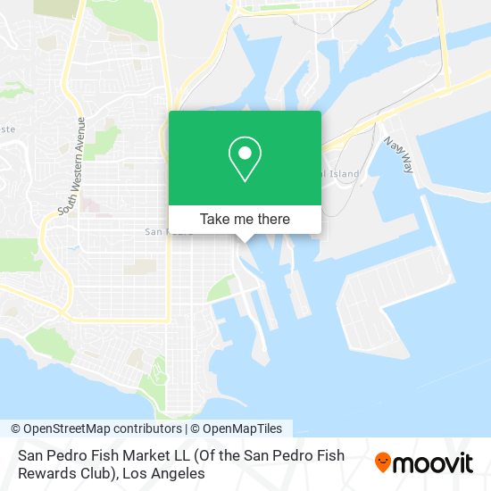 San Pedro Fish Market LL (Of the San Pedro Fish Rewards Club) map