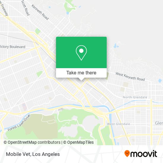 Mobile Vet map