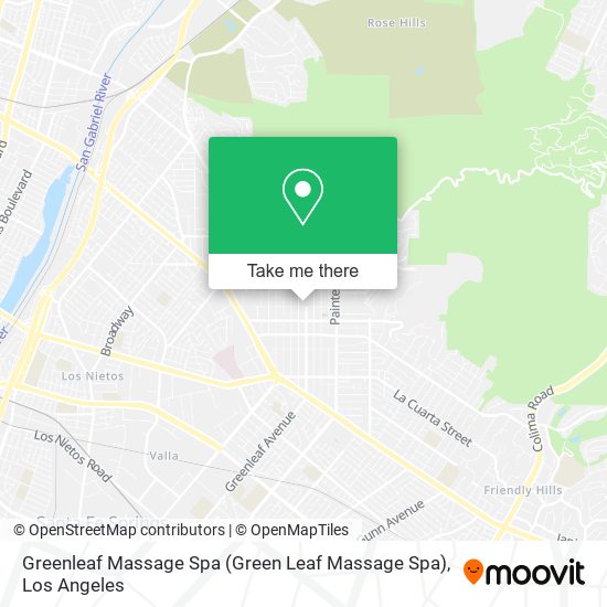 Greenleaf Massage Spa (Green Leaf Massage Spa) map