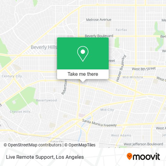 Live Remote Support map