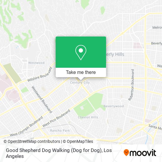 Mapa de Good Shepherd Dog Walking (Dog for Dog)