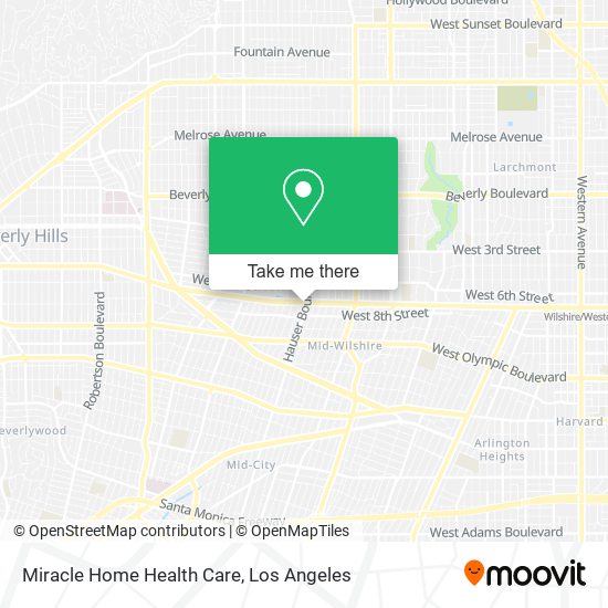 Mapa de Miracle Home Health Care