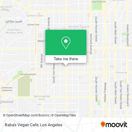 Baba's Vegan Cafe map