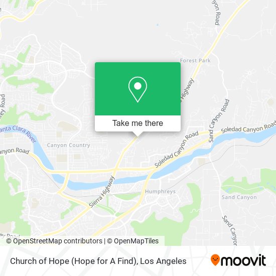 Church of Hope (Hope for A Find) map