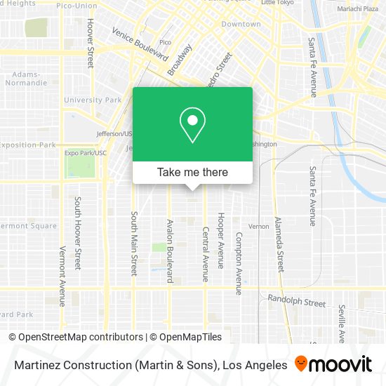 Mapa de Martinez Construction (Martin & Sons)