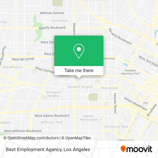 Best Employment Agency map