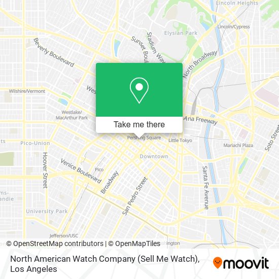 North American Watch Company (Sell Me Watch) map
