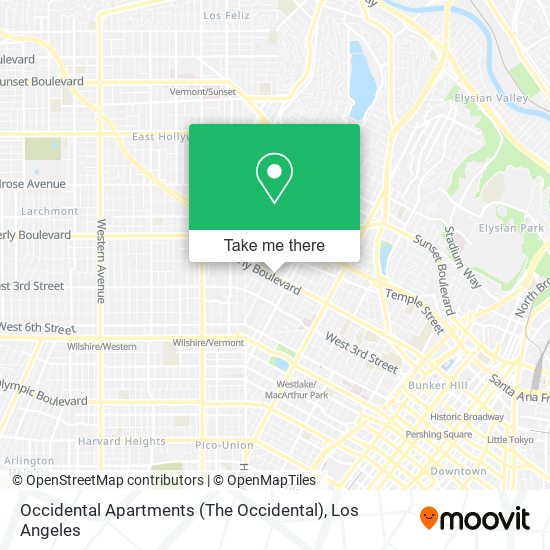 Occidental Apartments (The Occidental) map