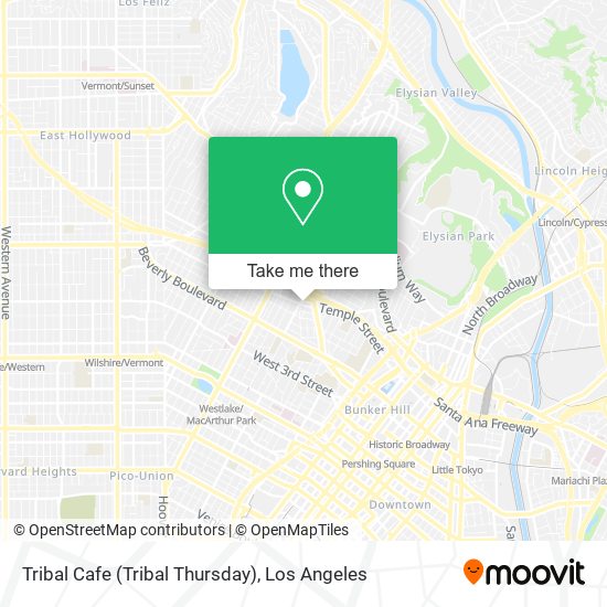 Mapa de Tribal Cafe (Tribal Thursday)