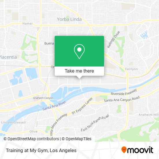 Training at My Gym map