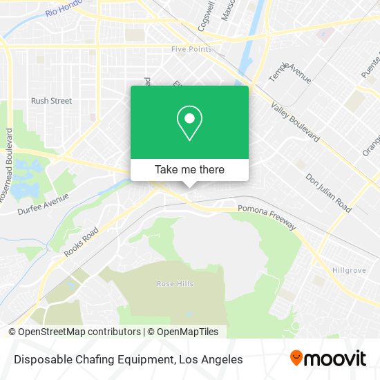 Mapa de Disposable Chafing Equipment