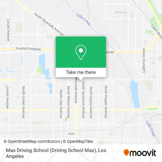 Mas Driving School map