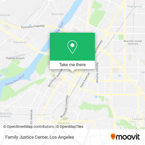 Family Justice Center map