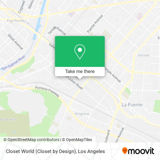 Mapa de Closet World (Closet by Design)