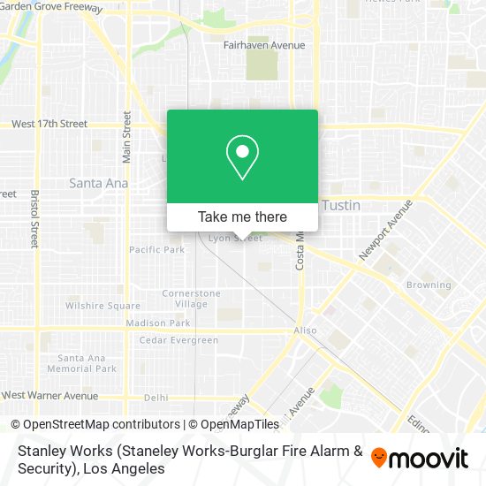 Mapa de Stanley Works (Staneley Works-Burglar Fire Alarm & Security)