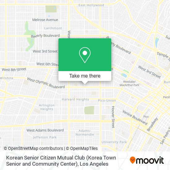 Korean Senior Citizen Mutual Club (Korea Town Senior and Community Center) map