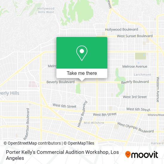 Mapa de Porter Kelly's Commercial Audition Workshop