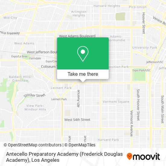 Mapa de Antecello Preparatory Academy (Frederick Douglas Academy)