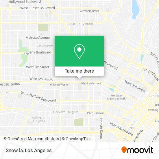 Snow la map