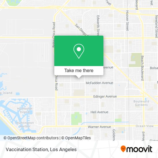 Vaccination Station map