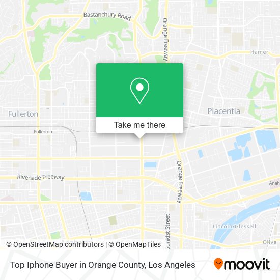 Mapa de Top Iphone Buyer in Orange County