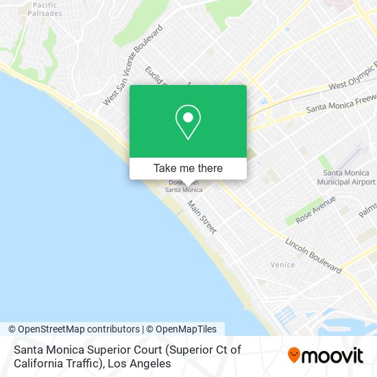 Santa Monica Superior Court (Superior Ct of California Traffic) map