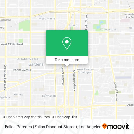 Mapa de Fallas Paredes (Fallas Discount Stores)