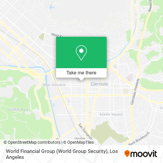 World Financial Group (World Group Security) map