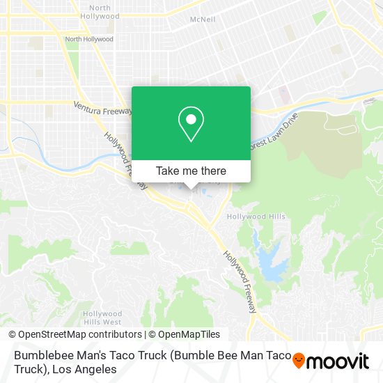 Bumblebee Man's Taco Truck (Bumble Bee Man Taco Truck) map