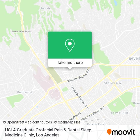 UCLA Graduate Orofacial Pain & Dental Sleep Medicine Clinic map