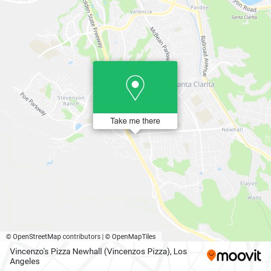 Vincenzo's Pizza Newhall (Vincenzos Pizza) map