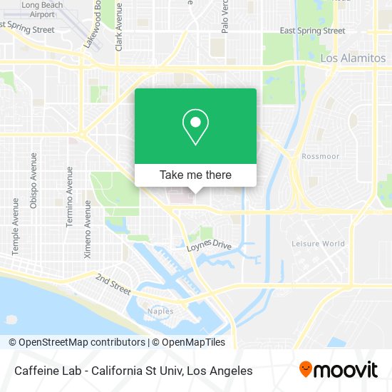 Caffeine Lab - California St Univ map