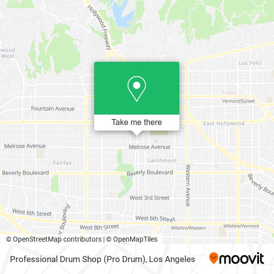 Professional Drum Shop (Pro Drum) map